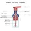 40mm Makeup Cleanser Foaming Pump - Image 2