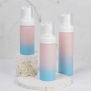 Gradient Pink foam pump bottles