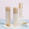 Rounded Rectangle Cosmetic Bottle with Over Cover - Image 3