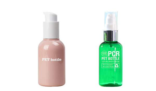 PET bottle and rPET bottle