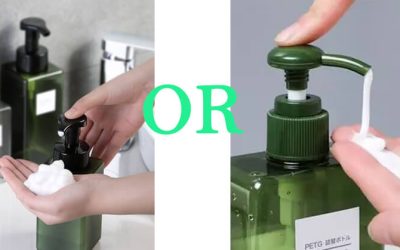 what are the differences between foam pump dispenser and regular pump dispenser