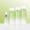 gradient green PETG bottles