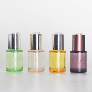 30ml vibrant colors plastic dropper bottles