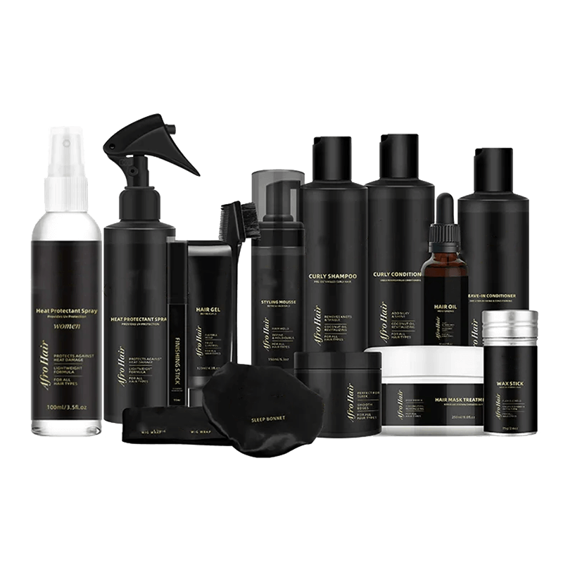 high end hair care packaging collection
