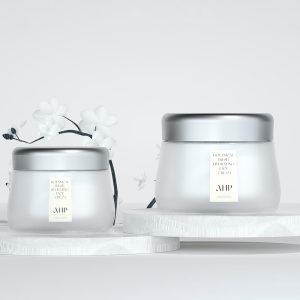 120g frosted cream jar
