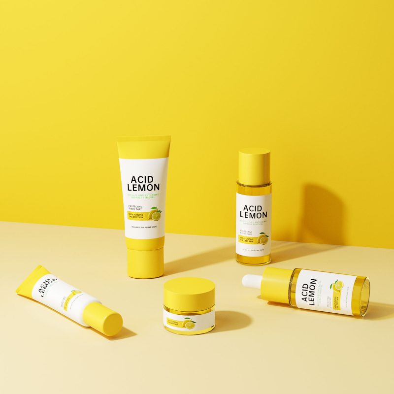 Skin care bottle set for travel