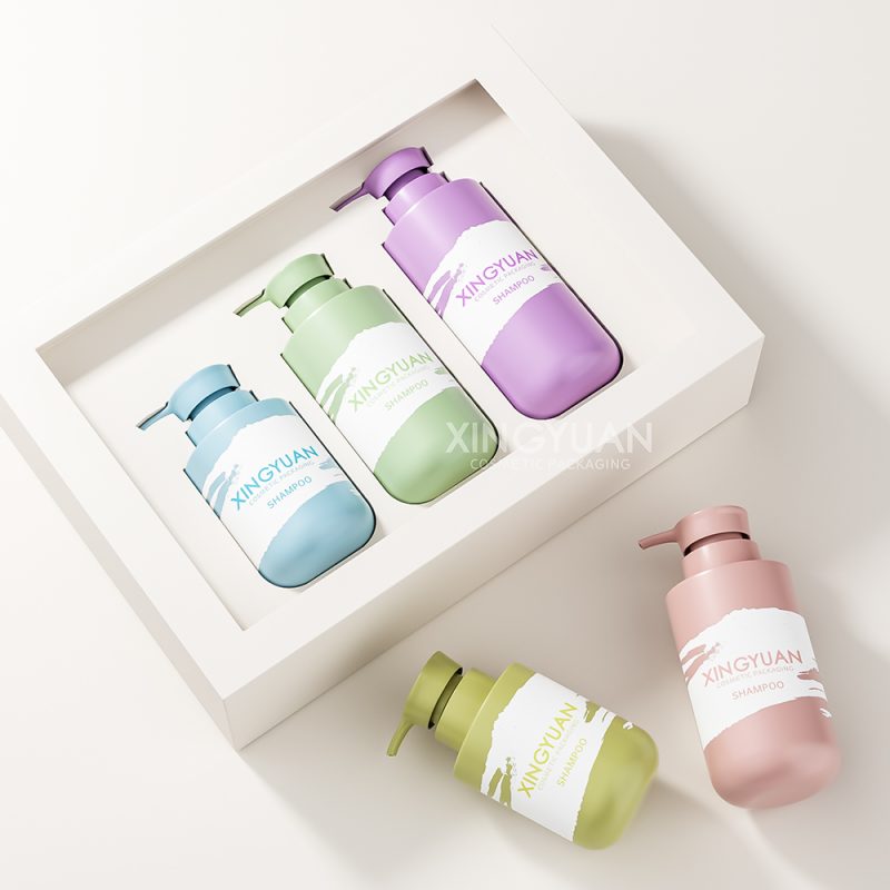 300ml 500ml shampoo bottle set