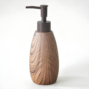 wooden pattern bottle