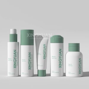 Full set skincare bottles