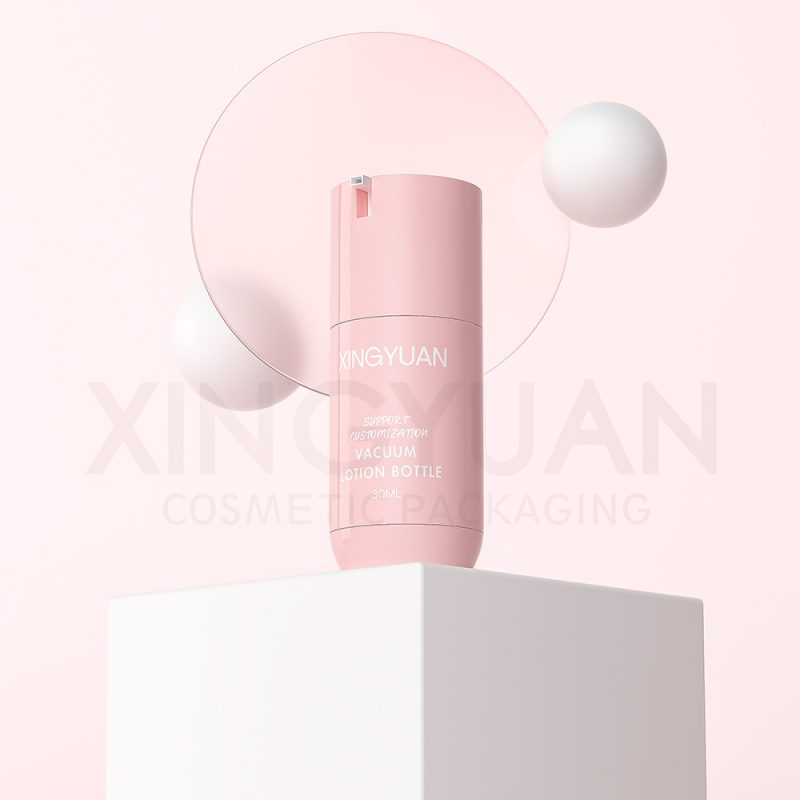 Round Bottom Airless Pump Bottle