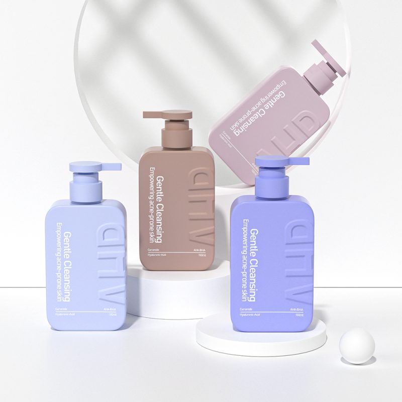 PETG bottles with embossing logo