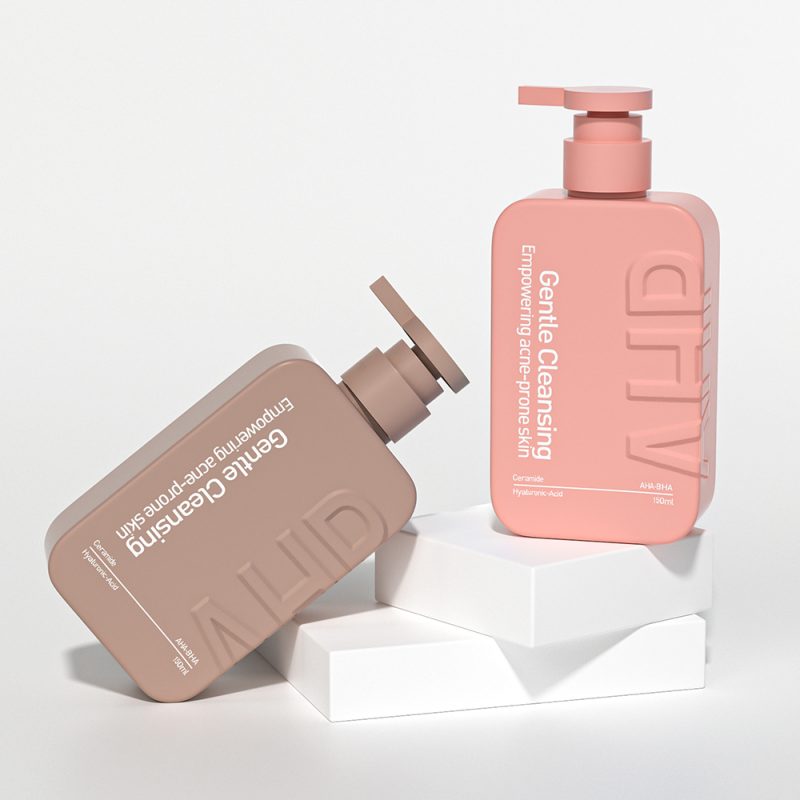 PETG bottles with embossing logo