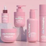 Pink-Facial-care-bottle-set