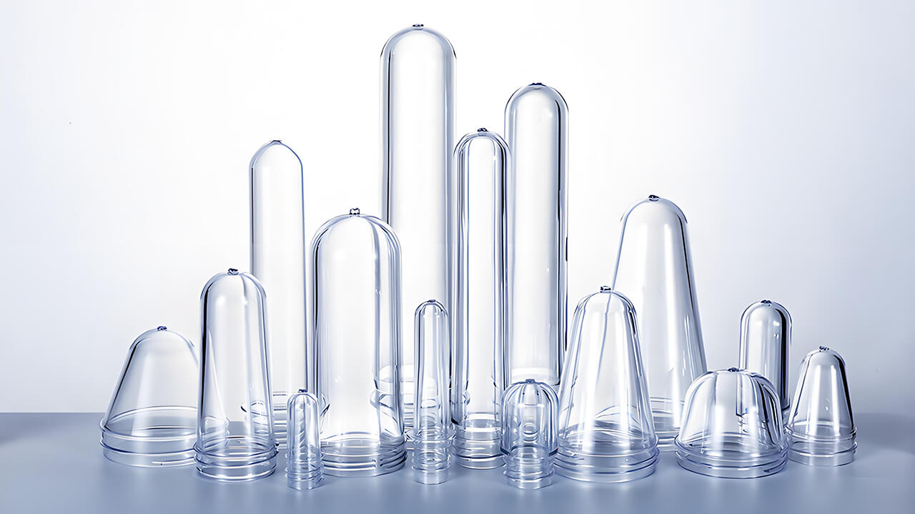Wide mouth PET jar preforms
