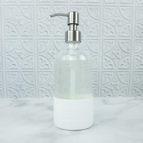 Grove Collaborative Glass Soap Bottle