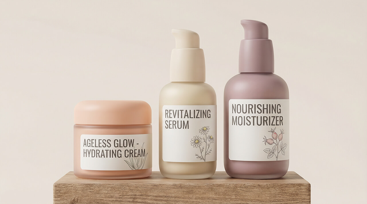 cosmetic packaging design for seniors