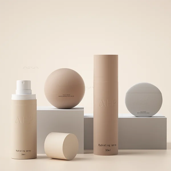 Minimalist cosmetic bottle design