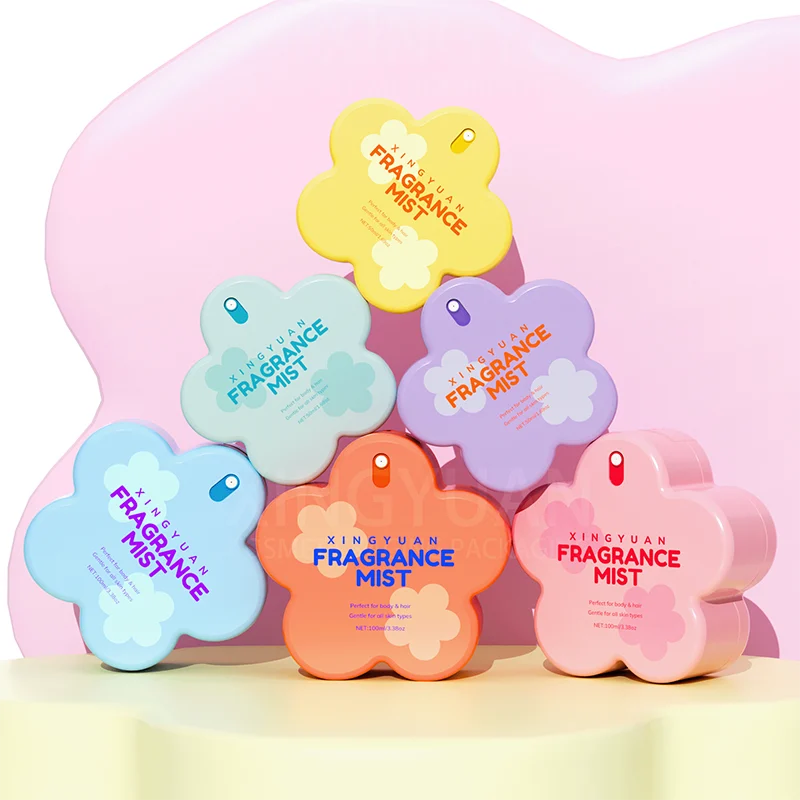 Flower shape perfume bottle