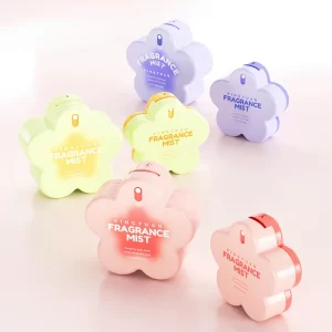 Plastic Flower shape perfume bottle