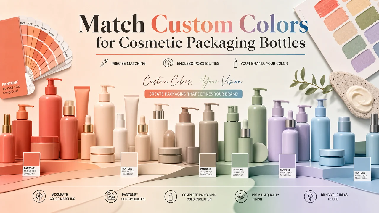 Custom Cosmetic Packaging Bottles