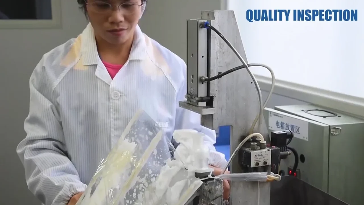 Foam pump quality inspection