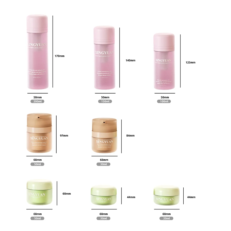 24mm lotion pump Premium Portable face care bottle set