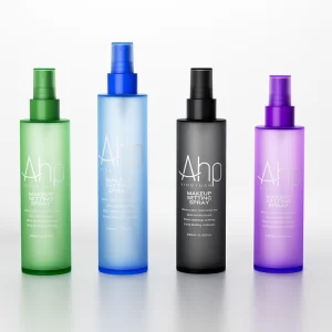 Frosted PET toner bottles