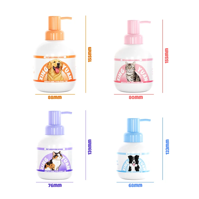 Pet care packaging bottles