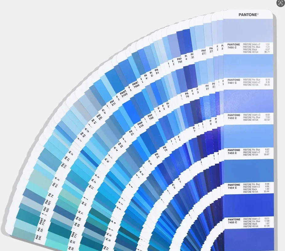Pantone card