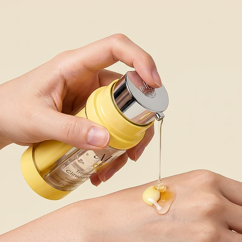 Three-in-one airless pump bottle