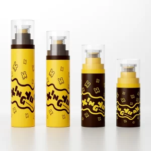 All plastic airless bottle