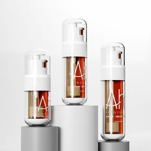 tri-chamber airless pump bottles