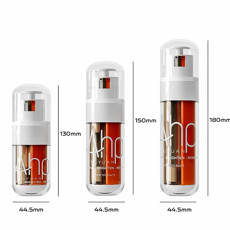 24mm lotion pump tri-chamber airless pump bottles